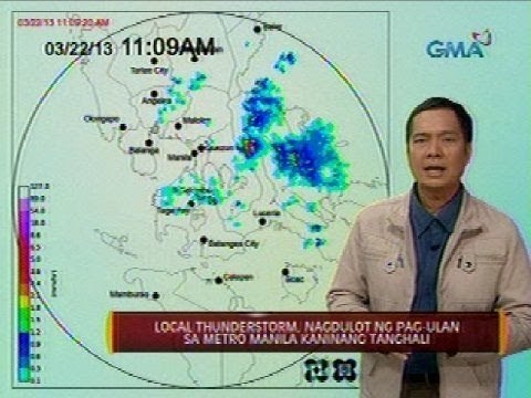 24 Oras: Weather update as of 7:15 p.m. (March 22, 2013)