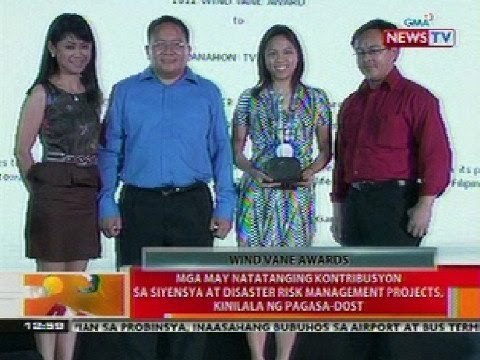BT: Mga may natatanging kontribusyon sa siyensya at disaster risk mgt proj, kinilala ng PAGASA-DOST