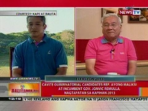 BT: Cavite Gubernatorial candidates Rep. Maliksi at Jonvic Remulla, nagtapatan sa Kapihan 2013