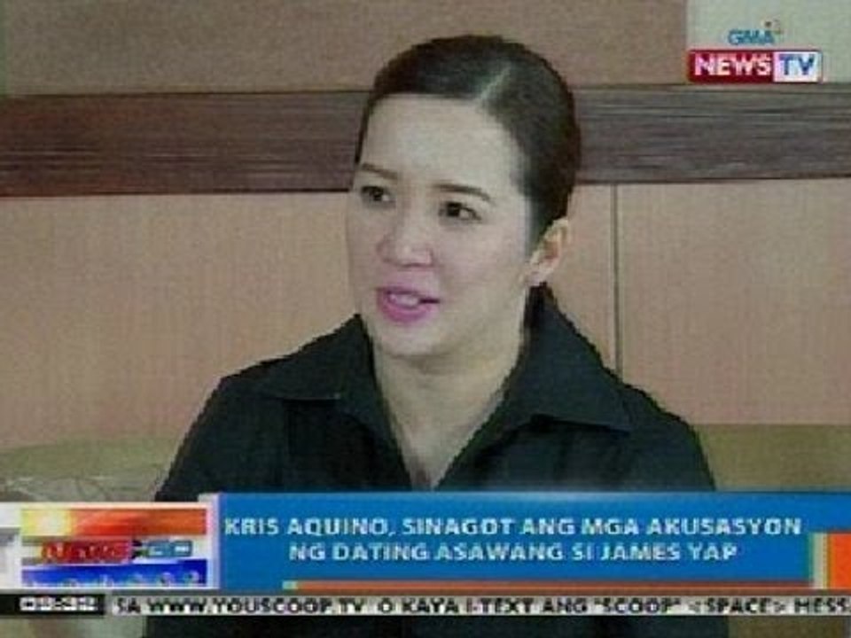 NTG: Kris Aquino, sinagot ang mga akusasyon ng dating asawang si James Yap