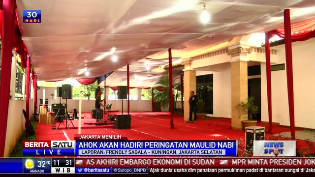 Ahok Hadiri Peringatan Maulid Nabi yang Digelar Rela NU
