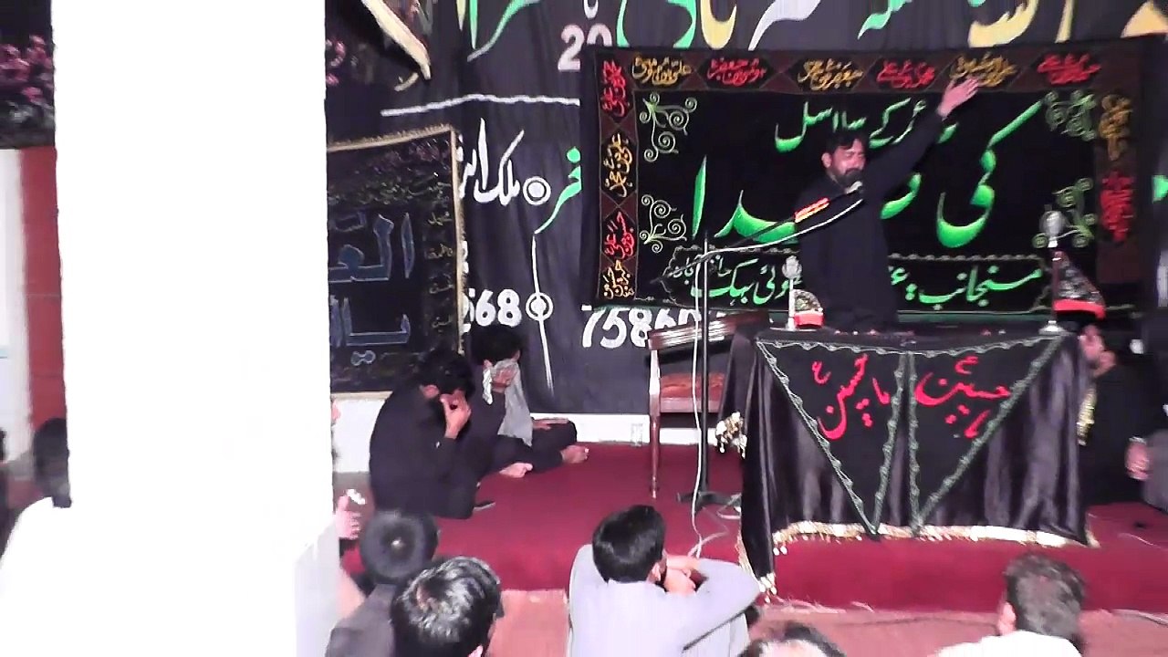 Zakir Syed Amjid Ali Sherazi Sahiwal 19 Muharram 1438 ( 2016 ) Choti Behak Hafizabad