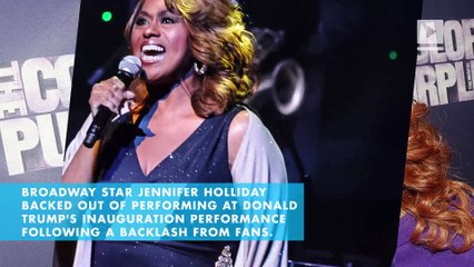 Jennifer Holliday pulls out of Trump inauguration performance