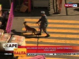 KB: Seguridad sa Eva Macapagal Super Terminal sa Maynila, todo-higpit