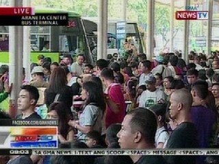 NTG: Mga pasahero sa mga terminal ng bus, dumadami na