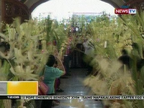 BT: Mga katoliko, dagsa sa mga simbahan ngayong Linggo ng palaspas