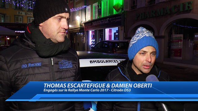D!CI TV : présentation de l'équipage Oberti-Escartefigue sur le Monte Carlo 2017