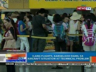 NTG: Ilang flights, kanselado dahil sa aircraft situation at technical problem