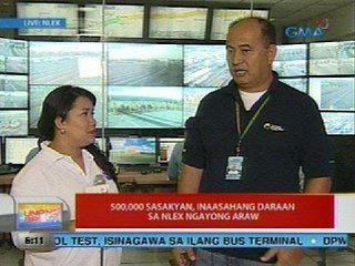 UB: 500,000 sasakyan, inaasahang daraan sa NLEX ngayong araw