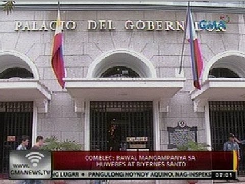 24Oras: Comelec: Bawal mangampanya sa Huwebes at Biyernes Santo