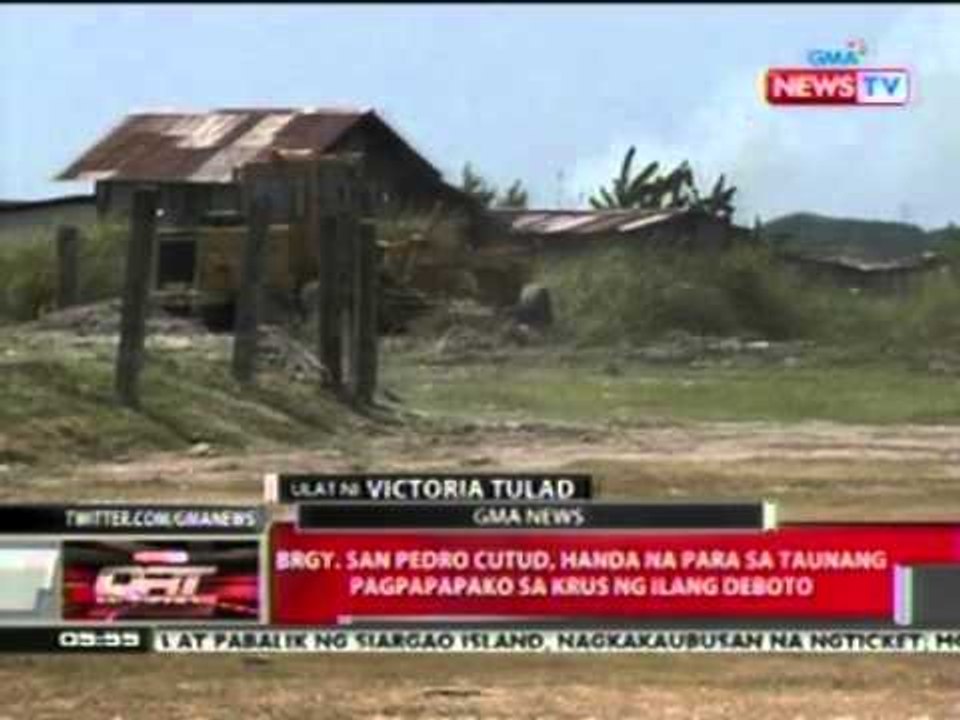 QRT: Brgy. San Pedro Cutud, Pampanga, handa na para sa taunang pagpapapako sa krus ng ilang deboto