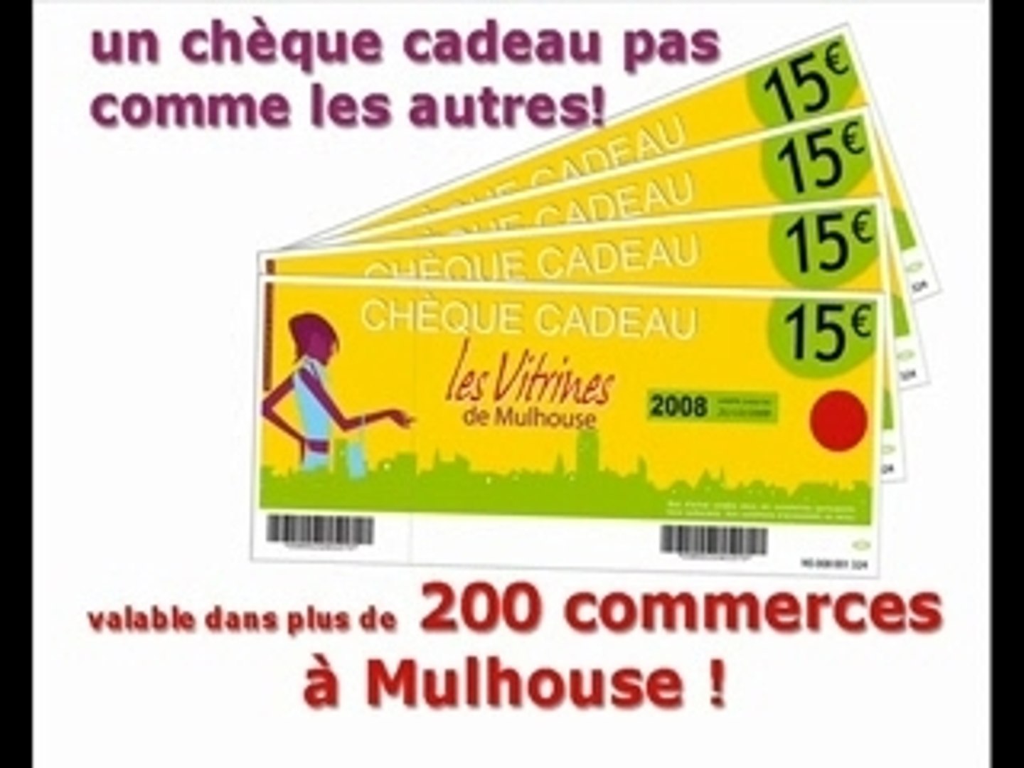 Cheques-cadeaux-vitrines-de-mulhouse - Vidéo Dailymotion