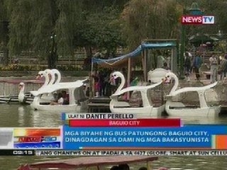NTG: Mga biyahe ng bus patunong Baguio City, dinagdagan sa dami ng mga bakasyunista