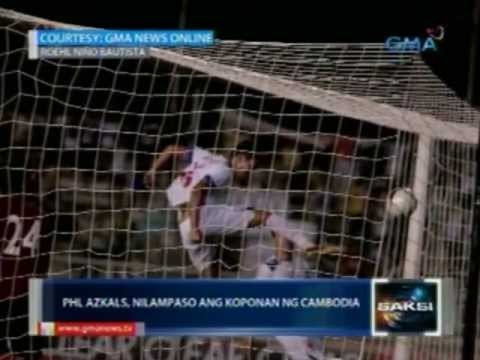 Saksi: PHL Azkals, nilampaso ang koponan ng Cambodia