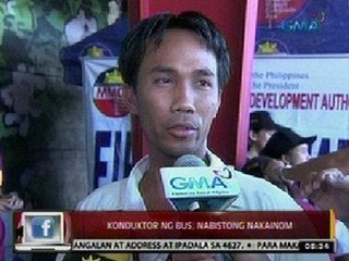 24Oras: Konduktor ng bus, nabistong nakainom