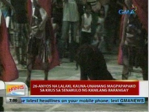 UB: 26-anyos na lalaki, kauna-unahang magpapapako sa krus sa senakulo ng kanilang barangay