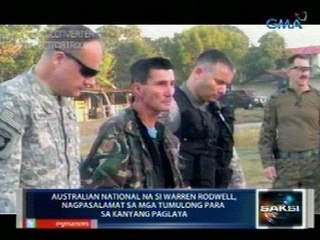 Saksi: Australian nat'l, nagpasalamat sa mga tumulong para sa kanyang paglaya