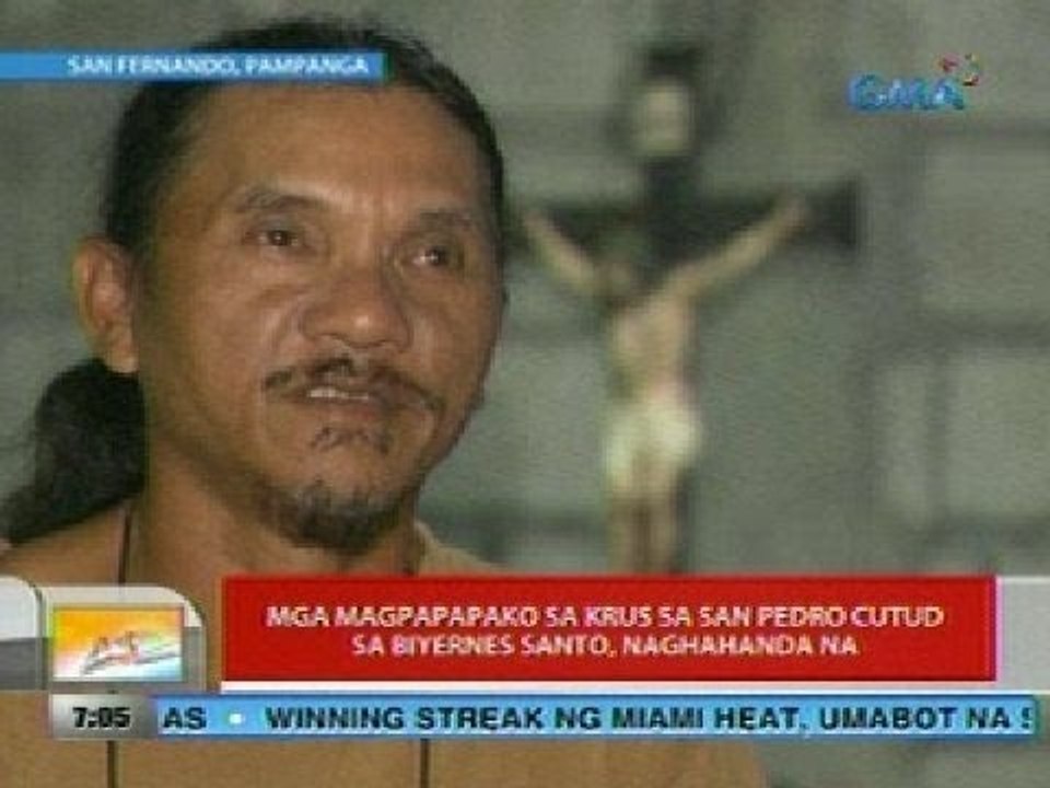 UB: Mga magpapapako sa krus sa San Pedro Cutud sa Biyernes Santo, naghahanda na