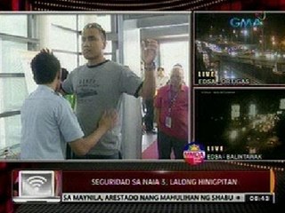 24Oras: Seguridad sa NAIA 3, lalong hinigpitan
