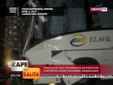 KB: Provincial bus, bumangga sa poste ng kuryente, ilang pasahero, nagalusan