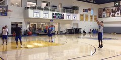 Stephen Curry 47-for-50 on 3-pointers