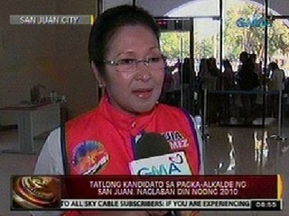 24Oras: 3 kandidato sa pagka-alkalde ng San Juan, naglaban din noong 2010