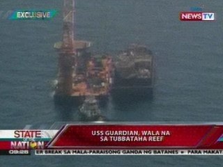 SONA: USS Guardian, wala na sa Tubbataha
