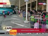 KB: Mga pasahero, dagsa pa rin sa Araneta Center Bus Terminal