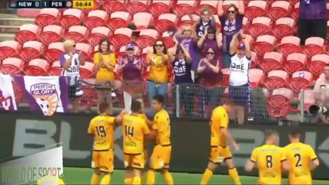 Newcastle Jets vs Perth Glory 2-2 All Goals HD A-League 15⁄01⁄2017