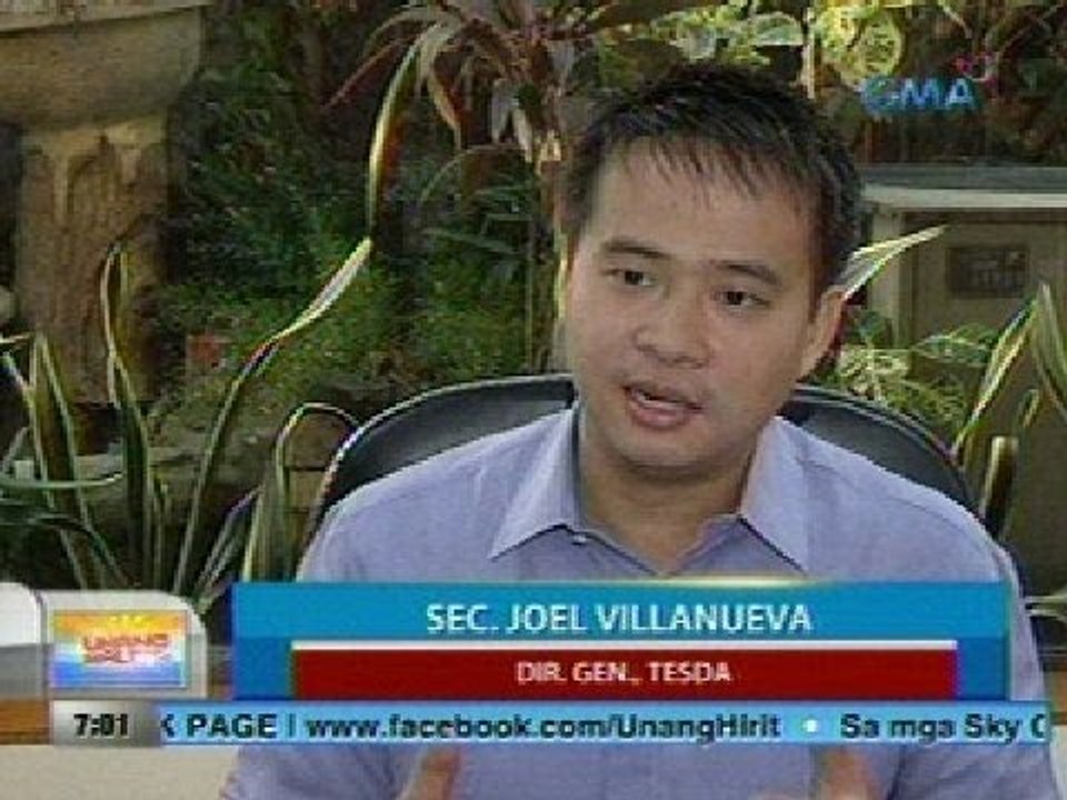 UB: Training programs ng Tesda, nakabase sa mga trabahong in demand