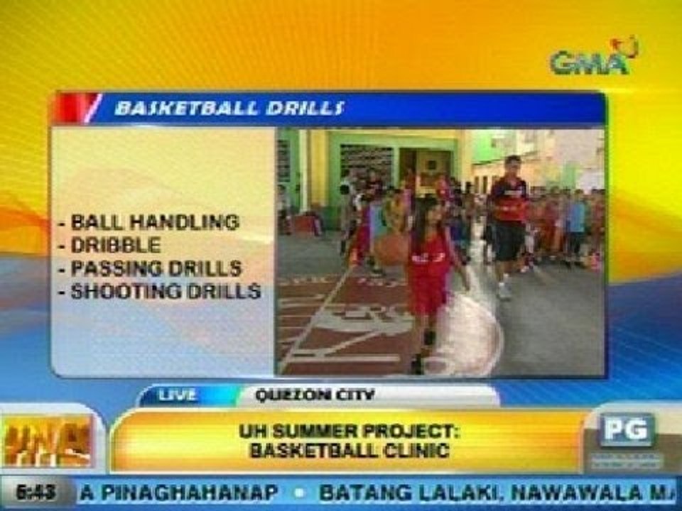 UH: UH Summer Project: Basketball Clinic (Part 1)