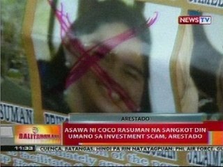 BT: Asawa ni Coco Rasuman na sangkot din umano sa investment scam, arestado
