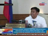 NTG: Reelectionist Makati Mayor Junjun Binay, nagdaos ng proclamation rally na dinaluhan ni VP Binay