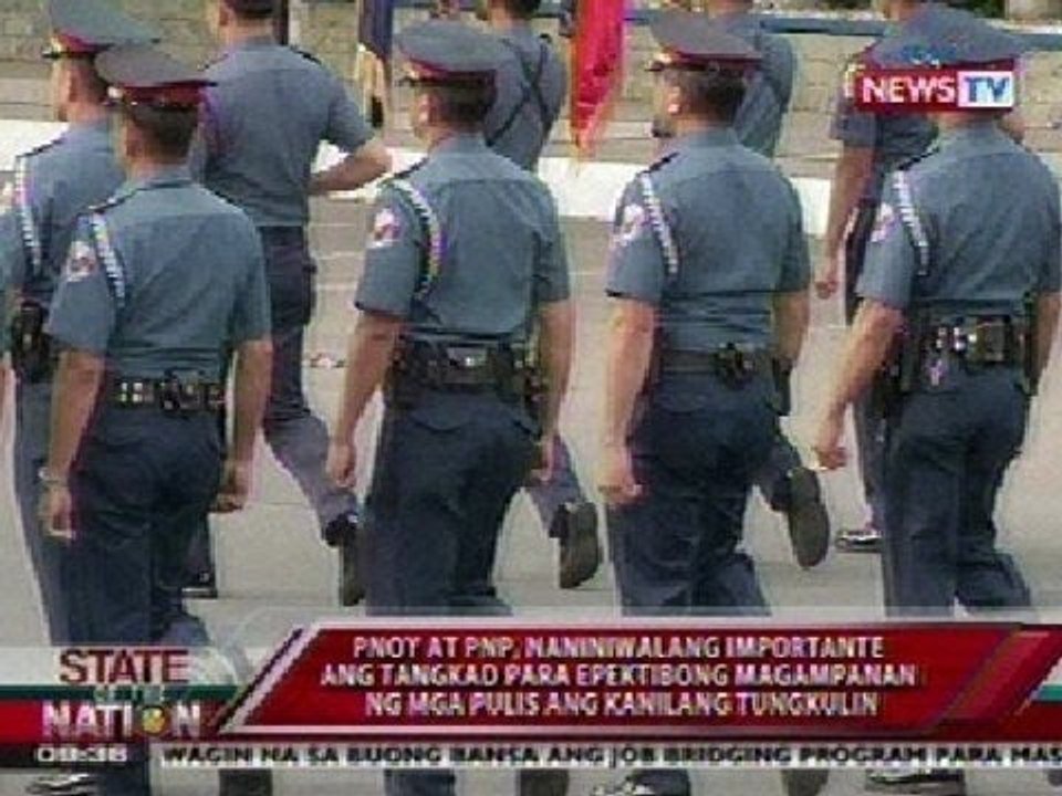 SONA: PNoy at PNP, iginiit na importante ang tangkad ng pulis para sa kanyang tungkulin