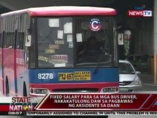 SONA: Fixed salary para sa mga bus driver, nakakatulong daw sa pagbawas ng aksidente sa daan