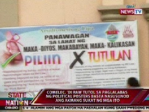 SONA: Archdiocese ng Lipa City, naglabas ng tarpaulin na kontra sa political dynasty