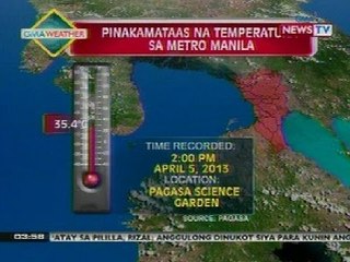 BP: Weather update as of 3:58 p.m. (Apr 5, 2013)