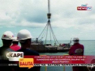 KB: Commanding officer at 3 pang tauhan ng USS Guardian, inilipat sa ibang pwesto