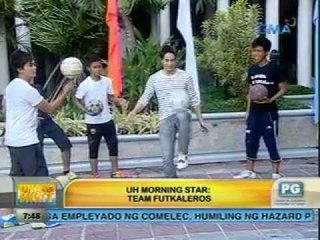Unang Hirit: UH Morning Star: Team Futkaleros