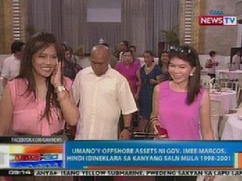 NTG: Umano'y offshore assets ni Gov. Imee Marcos, hindi idineklara sa kanyang SALN mula 1998-2001