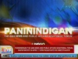 UB: 'Paninindigan' the GMA News and Public Affairs senatorial forum, mapapanood sa April 7