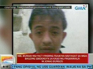 UB: NBI, bumuo ng fact-finding team na sisiyasat sa mga bagong ebidensya sa kaso ni Jonas Burgos
