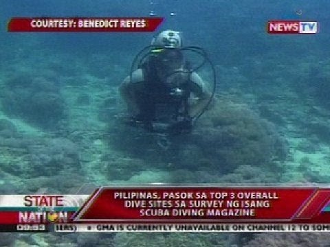 SONA: Pilipinas, pasok sa Top 3 Overall Dive Sites sa buong mundo