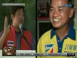 24 Oras: Magkalaban sa pagka-alkalde sa Muntinlupa, nagpatutsada sa isa't isa