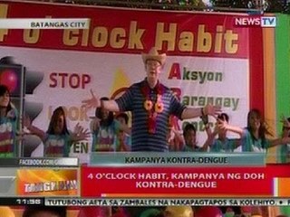BT: 4 O'clock habit, kampanya ng DOH kontra-dengue