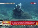 BT: Pilipinas, hinirang na 3rd Best Overall Dive Site ng scuba diving magazine
