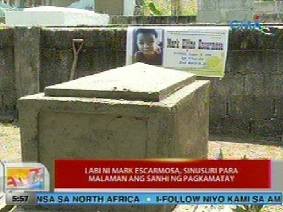 UB: Labi ni Mark Escarmosa, sinusuri para malaman ang sanhi ng pagkamatay