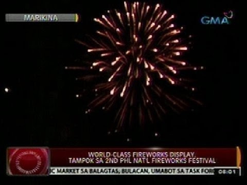 24 Oras: World class fireworks   display, tampok sa 2nd PHL Nat'l   Fireworks Festival