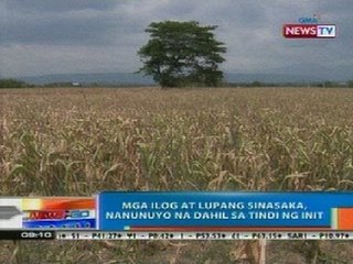 NTG: Mga ilog at lupang sinasaka, nanunuyo na dahil sa tindi ng init