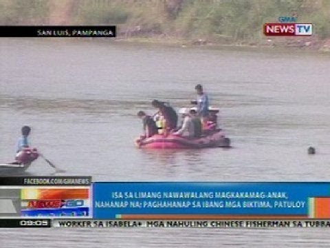 NTG: Isa sa limang nawawalang magkakamag-anak, nahanap na; paghahanap sa ibang mga biktima, patuloy